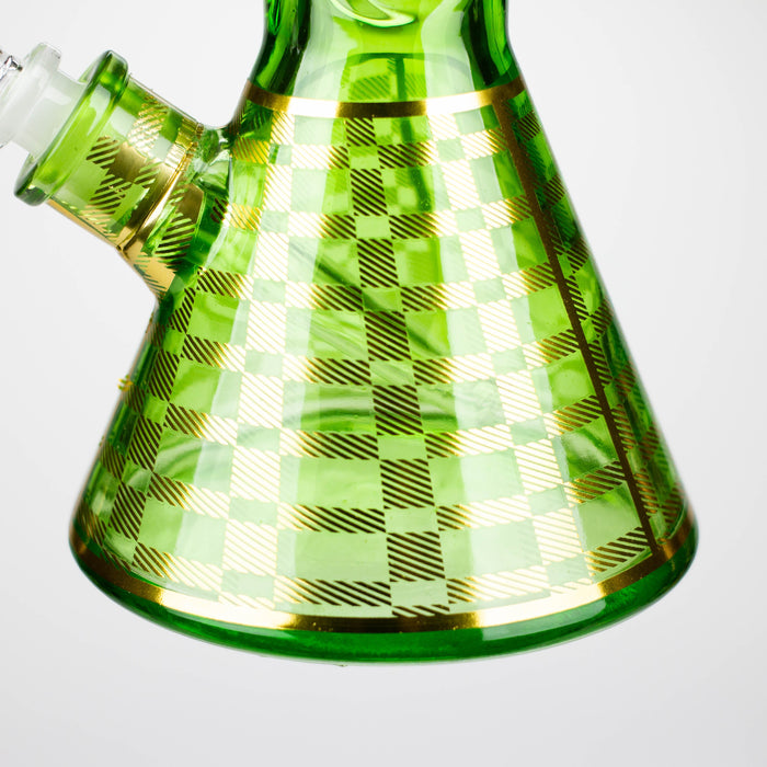 12.5" Soft glass 7mm beaker water bong [M12009A]