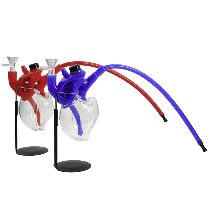 Heart Water Pipe Glass Pipe-Assorted [H260-1]