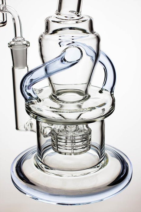 10" Barrel-diffuser double tube recycled rig - bongoutlet.com