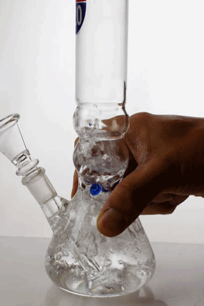 10" glass beaker water pipe - 420 - bongoutlet.com
