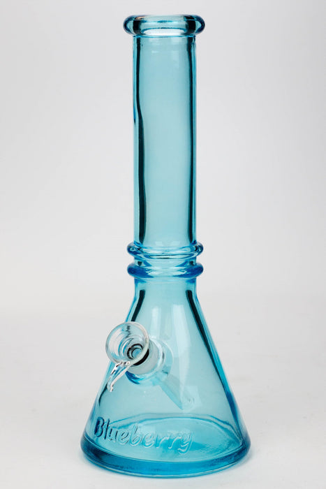 10" Blueberry colored soft glass water bong