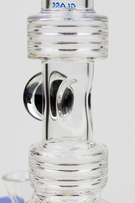 13" AQUA Glass / 2-in-1 / 7mm glass water bong