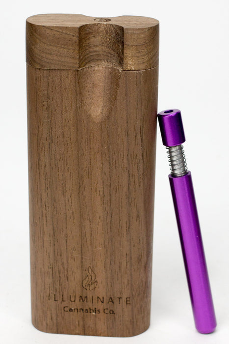 Walnut Dugout with Anodized Spring One hitter