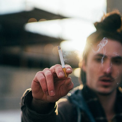 smoking friend people