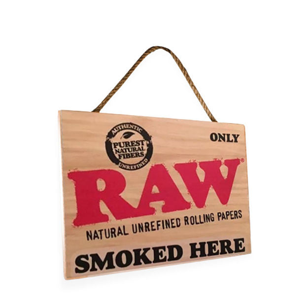 RAW | WOODEN SIGN