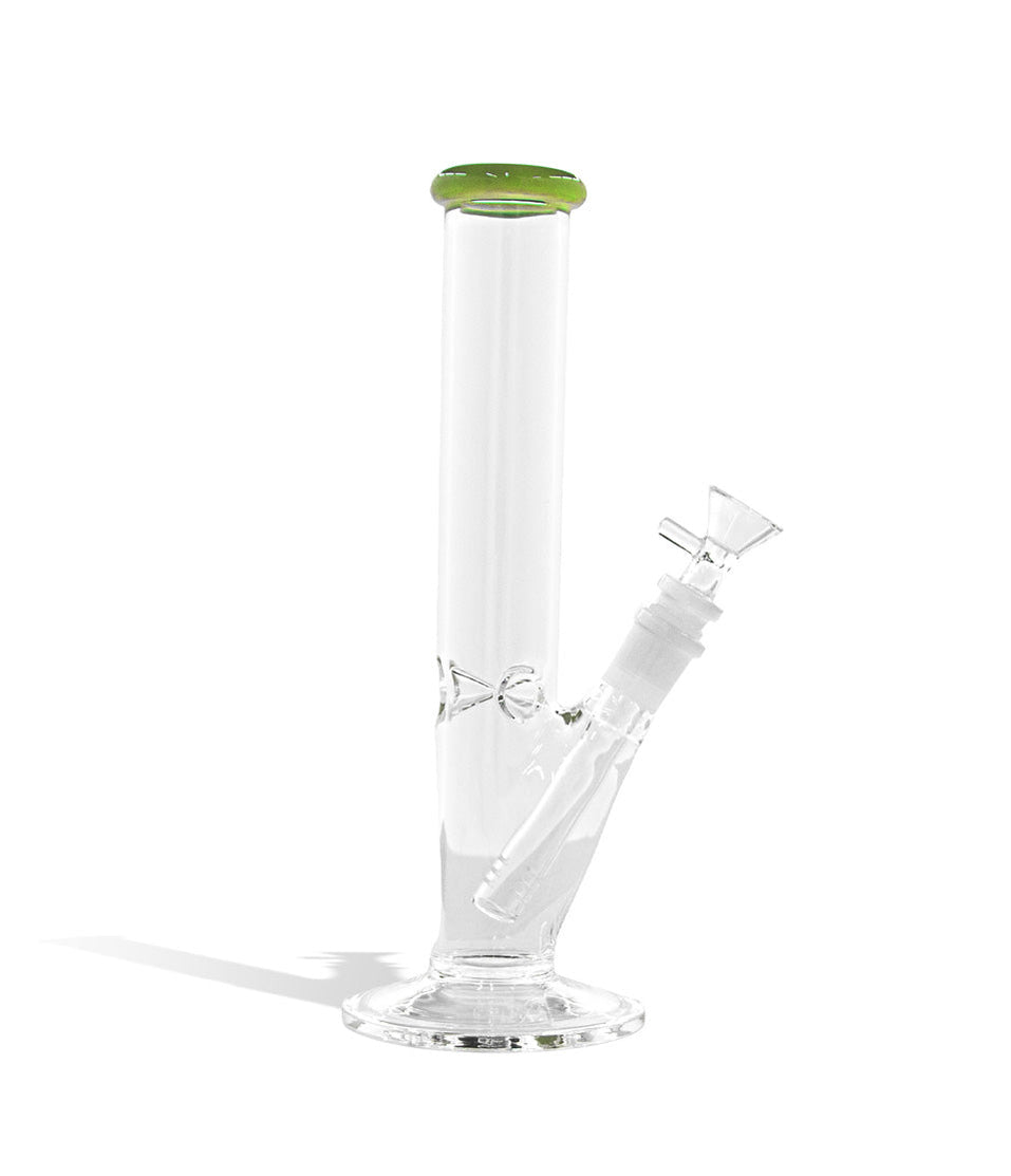 10 inch Glass Beaker with Colored Mouth Piece and Bowl — Bong Outlet.Com