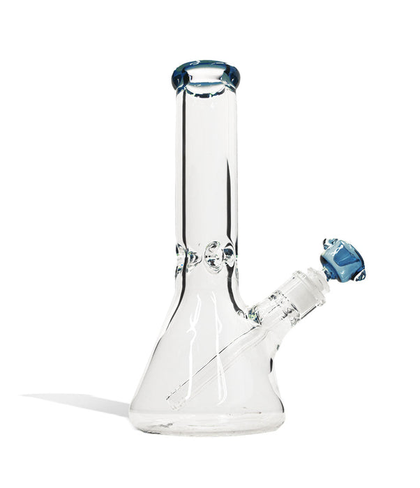 12 inch Beaker Water Pipe with Ice Pinch and Colored Bowl