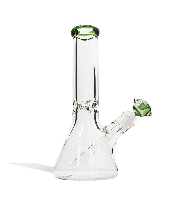 12 inch Beaker Water Pipe with Ice Pinch and Colored Bowl