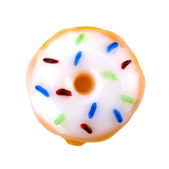 Goody Glass Donut Glass Hand Pipe – 3½″