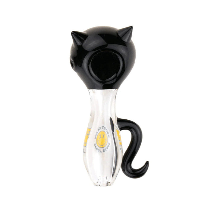 Goody Glass Kitty Glass Hand Pipe – 4″