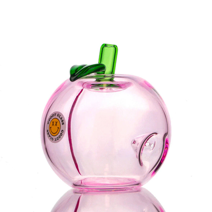 Goody Glass Peachy Glass Hand Pipe – 3½″