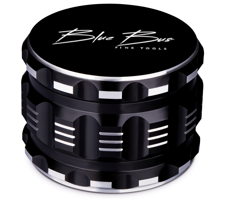 M1 4-Piece Aluminum Herb Grinder – 2.5-Inch Ergonomic | BlueBus Fine Tools