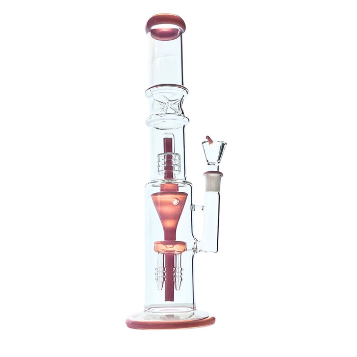 Rock Glass 16" Cyclone Chamber Perc Bong