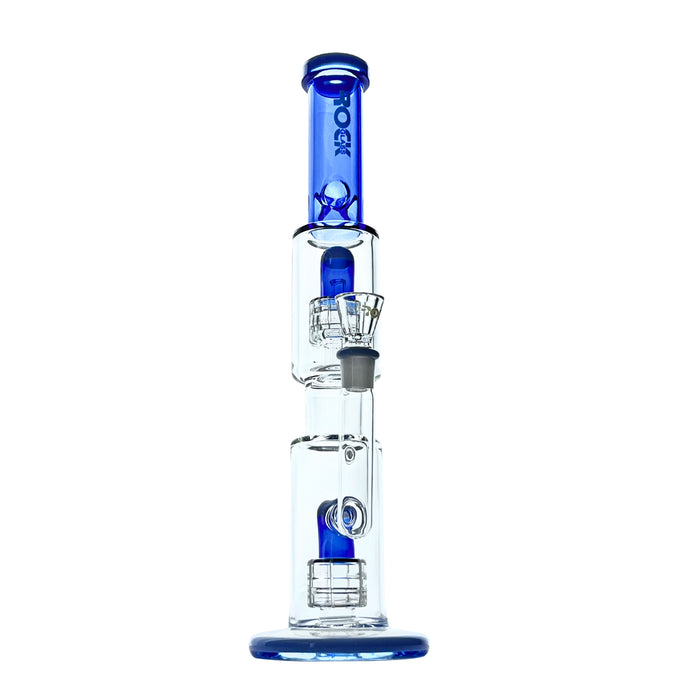 StormRock 16" Double Showerhead Ice Bong