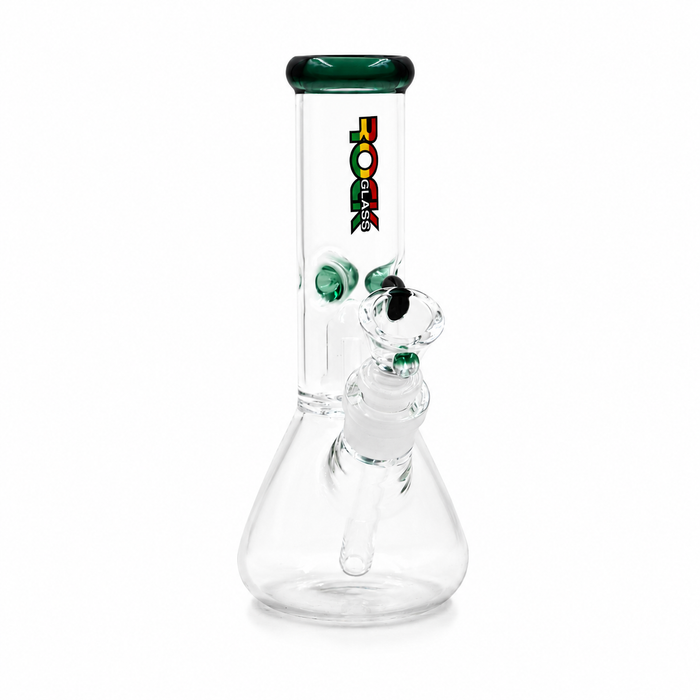 Rock Glass Frost Dome 8" Beaker Bong