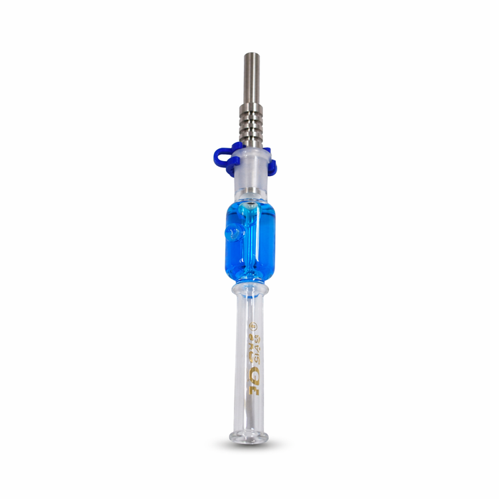 Liquid Lava Collector 14mm Rock Glass Freezable Glycerine Straw