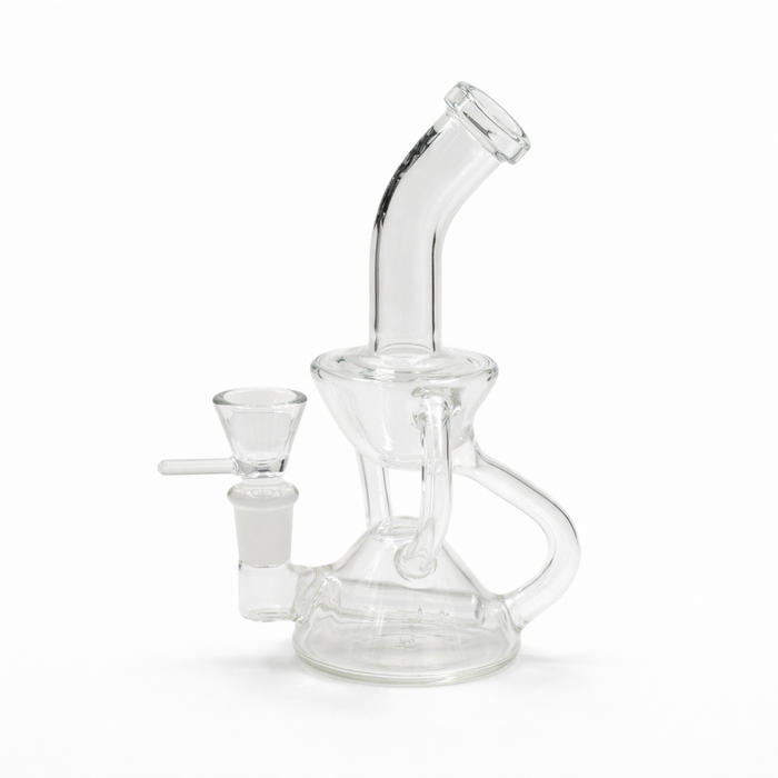 ClearFlux 7” Glass Recycler Bong