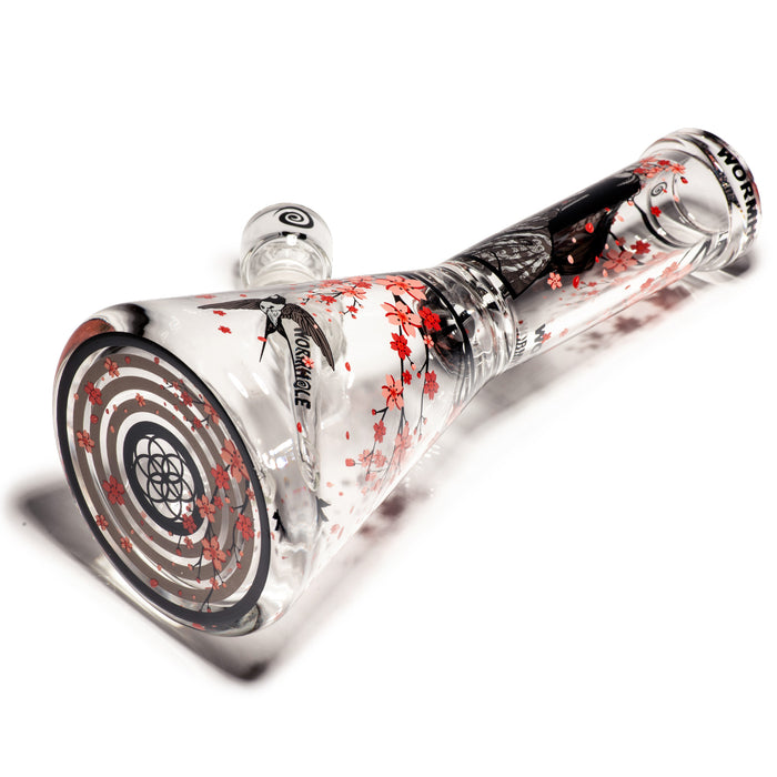 Sakura 13" Clear Beaker Bong
