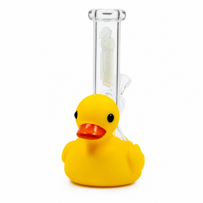 Rock Glass SunnyQuack – Yellow Duck-Shaped Glass Bong
