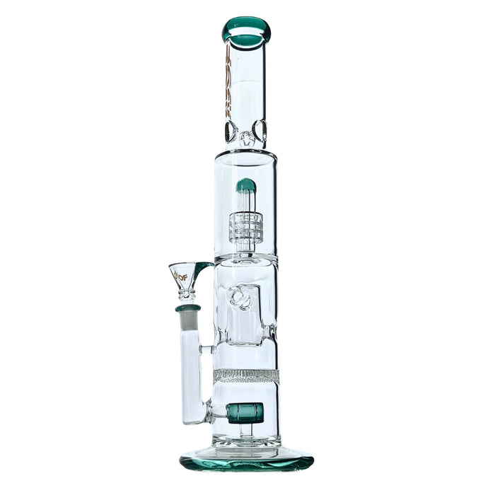 Rock Glass 16" Aurora Triple-Stage Matrix Perc Bong