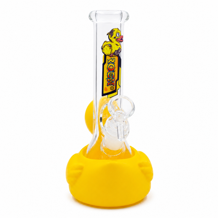 Rock Glass SunnyQuack – Yellow Duck-Shaped Glass Bong