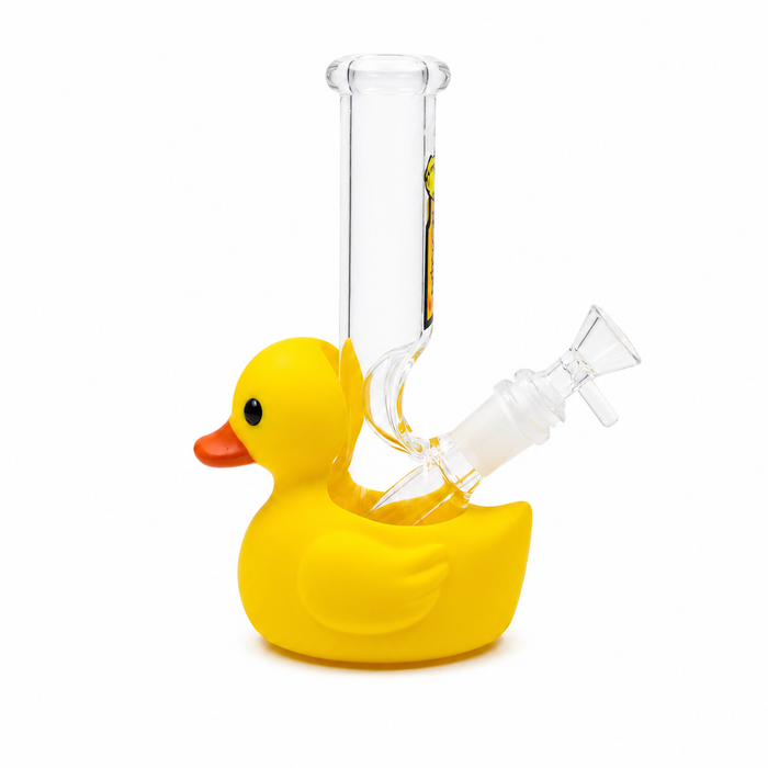Rock Glass SunnyQuack – Yellow Duck-Shaped Glass Bong