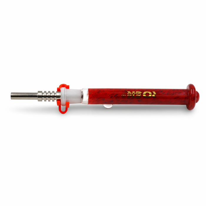 Ember Wand 14mm Rock Glass Nectar Straw