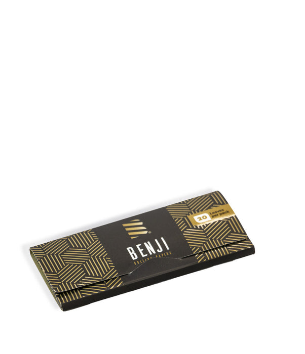 Benji OG Walnut Rolling Tray with Magnetic Lid, Papers, and Cones