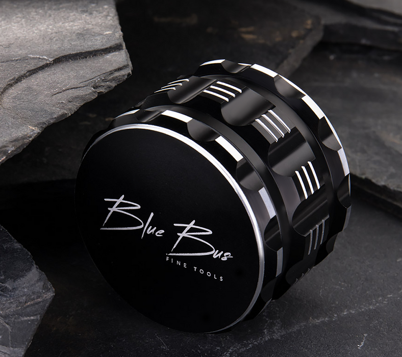M1 4-Piece Aluminum Herb Grinder – 2.5-Inch Ergonomic | BlueBus Fine Tools