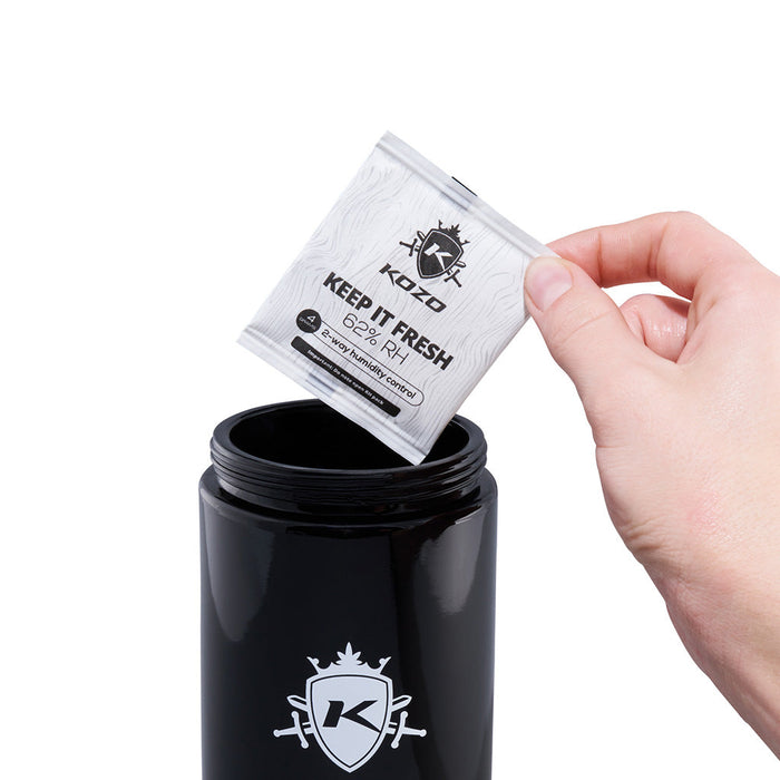 Kozo Grinders ­Glass Jars