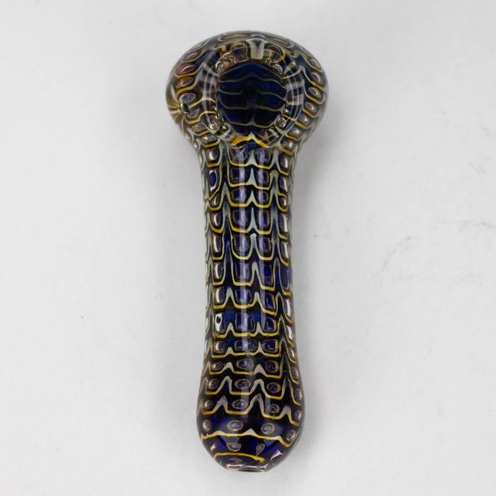 5" Gold Fumed Hand Pipe [10936]
