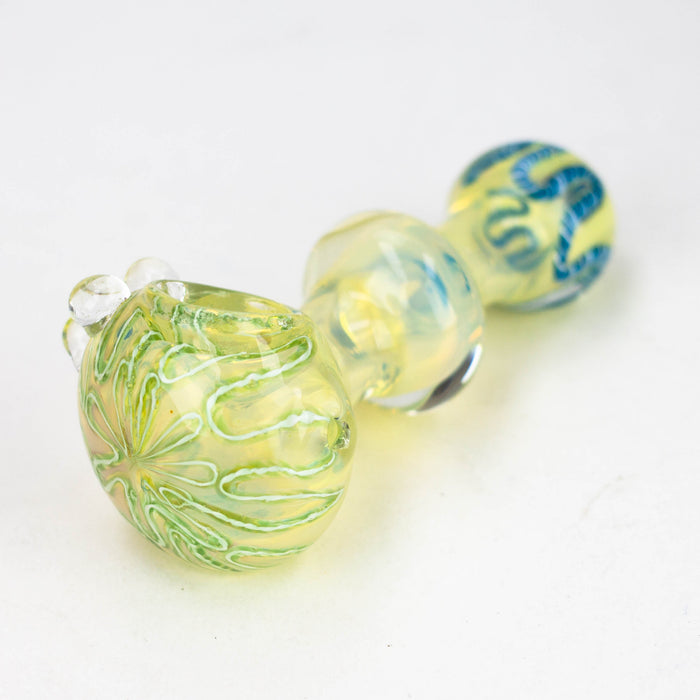 5" Gold Fumed Hand Pipe [10935]