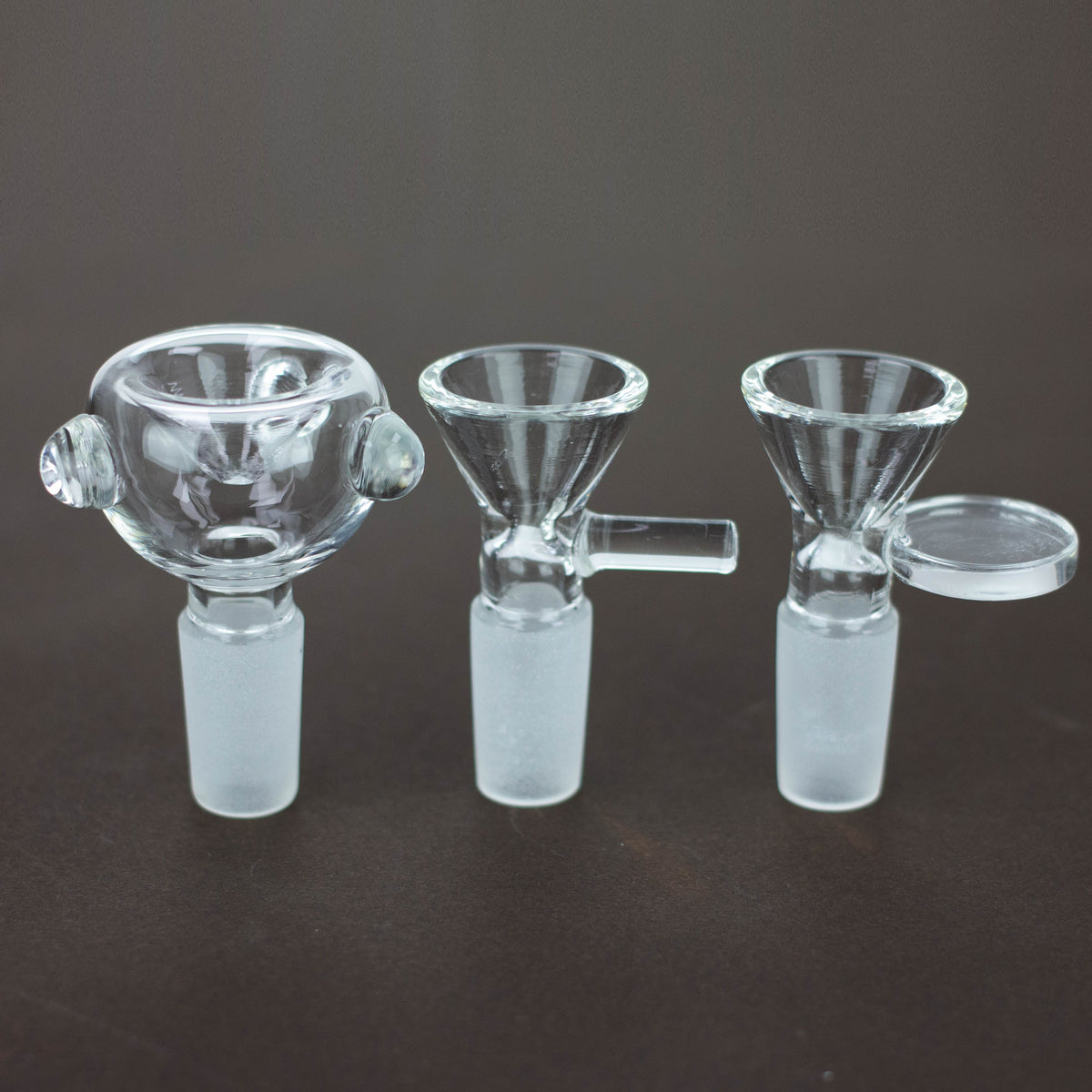 Thick glass bowl with star handle — Bong Outlet.Com