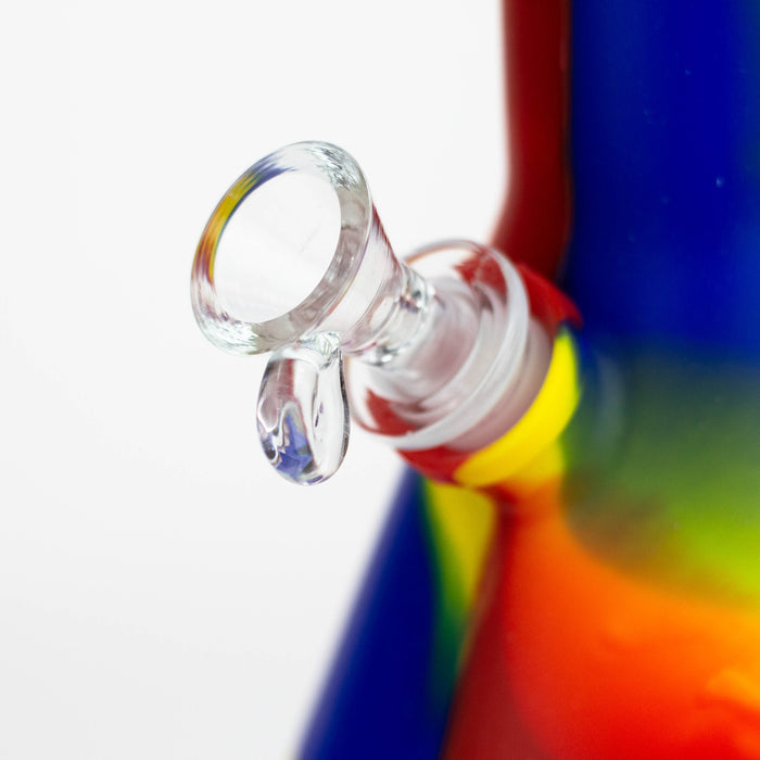 12" Assorted color Silicone detachable beaker water bong