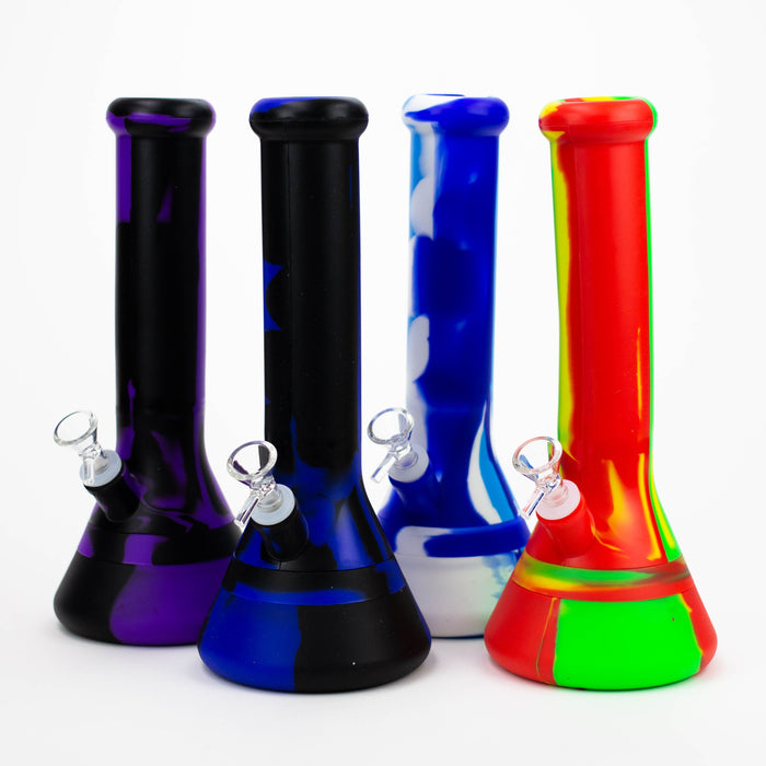 12" Silicone Assorted color Bong [7050089B]