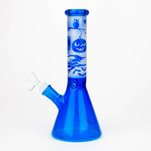8 Glow in the Dark Light Blue Morty LV Beaker Glass Water P