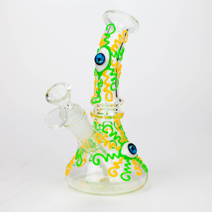 Glow In Dark Flower Glass Pipe, Weed Bowls For Sale