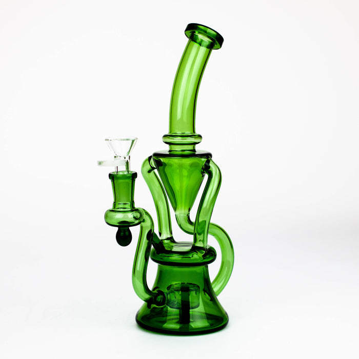 10" Recycle solid color bong [BH108x]