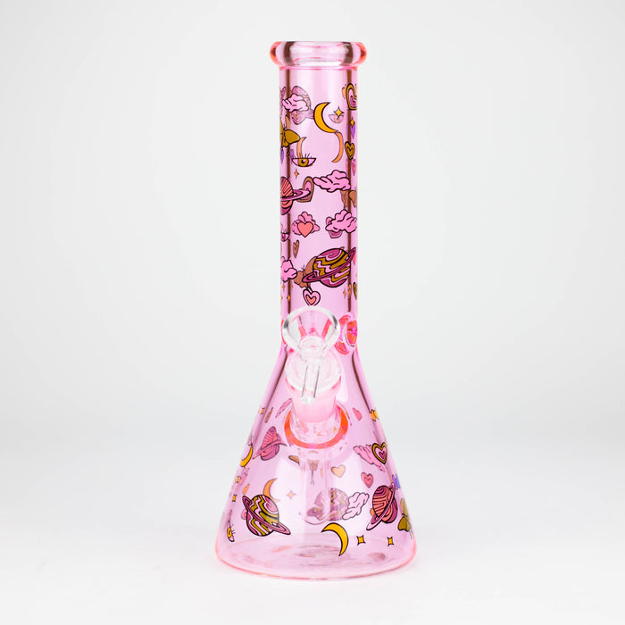 10" Glass Bong With Space Design [WP 143]