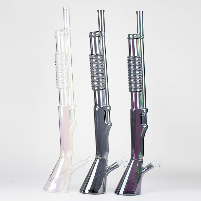 26.5"  Eletroplate Shotgun Glass Bong [WP-155]