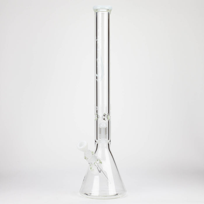 GENIE | 24" 9 mm single percolator glass water bong [GB1905]