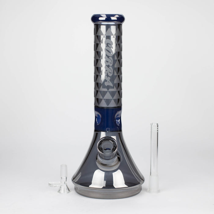 COBRA | 13" Eletroplate 7 mm Glass Beaker Bong [LL1026]