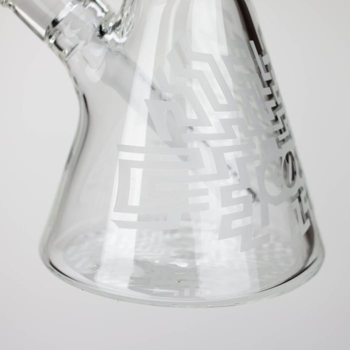 COBRA | 15" sandblasted artwork tube 7 mm glass water bong [YK04]