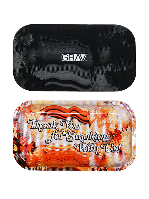 GRAV® Metal Rolling Tray w/ Magnetic Lid