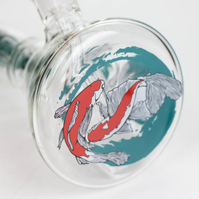 Infyniti | Untamed 14" 7 mm classic beaker water bong - Koi Fish [GP2021]