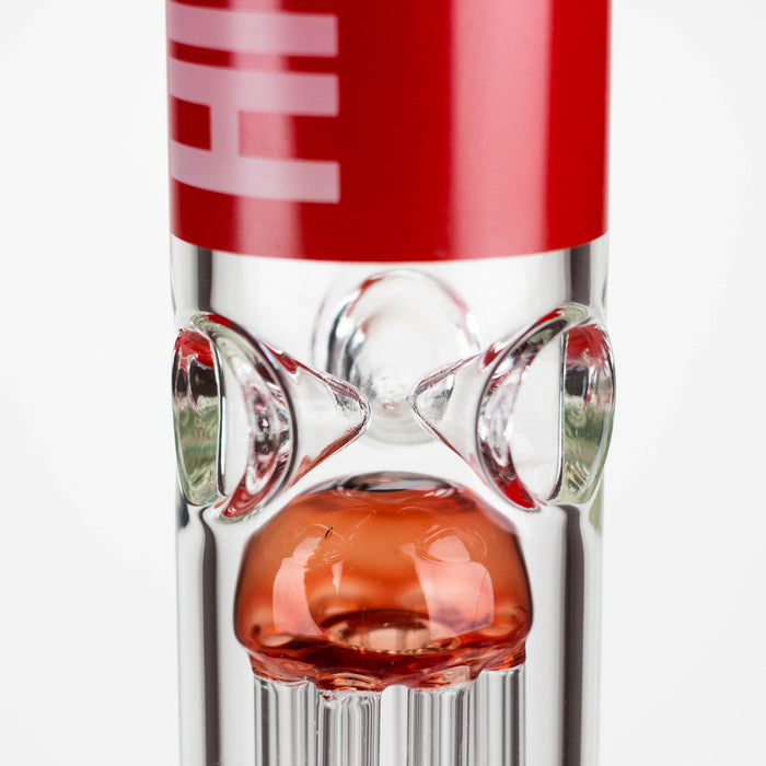 Infyniti | High Times 16" 7 mm classic beaker water bong with tree arm percolator [HIT1020GP]