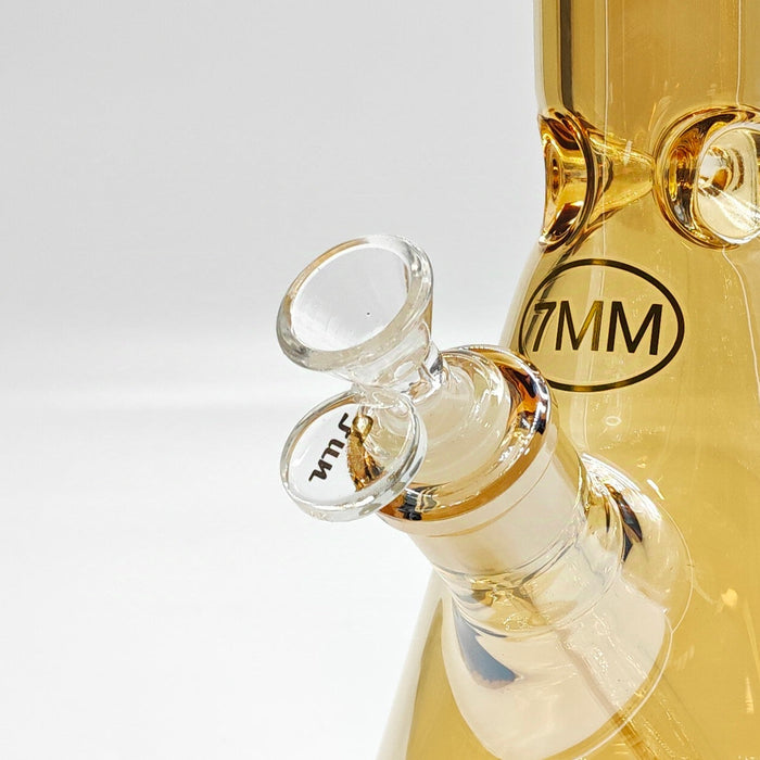 Fortune | 18" Electroplate Glass Beaker Bong [185007E]