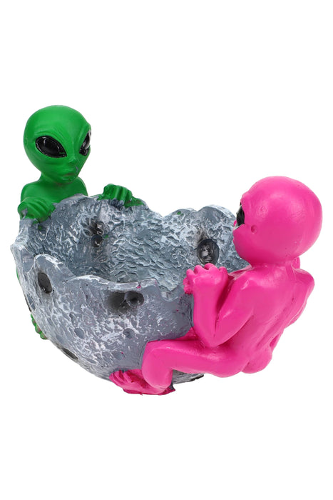 Alien & Shroom Resin Ashtray – 4″