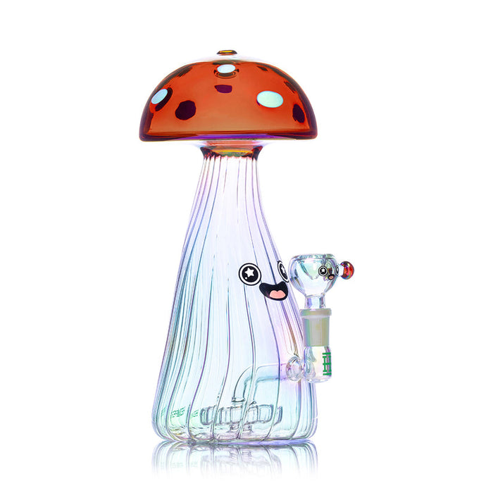 Hemper Trippy Shroom XL Glass Bong – 9.5″ – Showerhead Perc