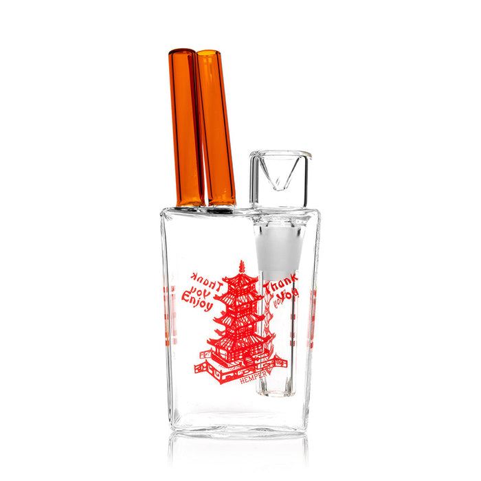 Hemper Chinese Takeout Box Bong – Stem Diffuser – 6″